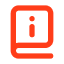Book icon with an i representing information or a guide