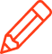 Red pencil icon representing edit